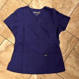 Greys Anatomy by Barco Purple Scrub Top
